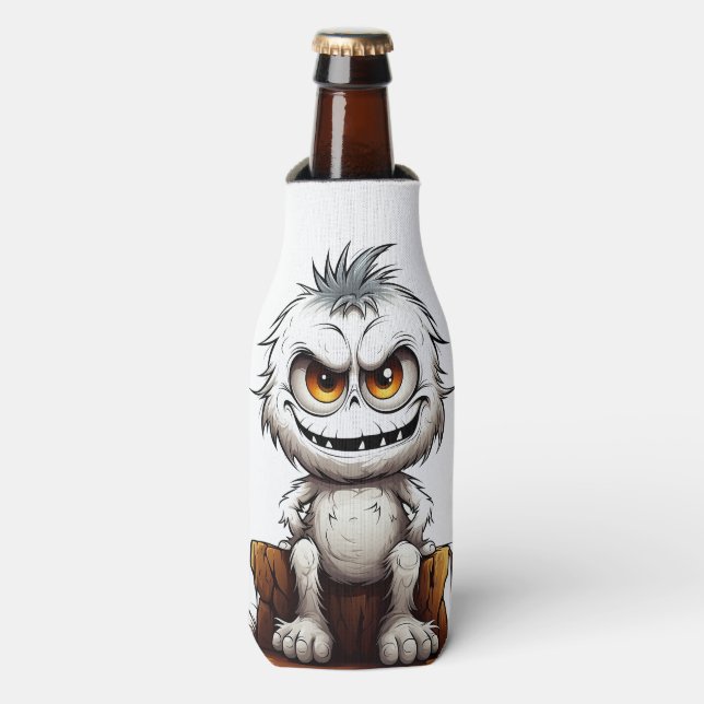 Porta-garrafa "Monster Beer Cooler Mischievel" (Frente da Garrafa)
