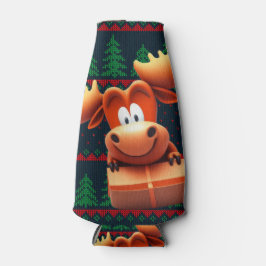 Porta-garrafa Moose de desenho animado com refrigeradores de pre