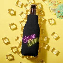 Porta-garrafa Neon Carpe Diem Word Art