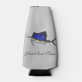 Porta-garrafa Nome de Barco Personalizado