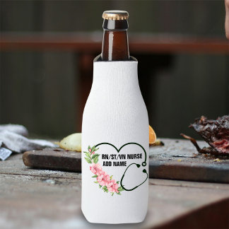 Porta-garrafa Nome de Enfermeiro Veterano Registrado por Estudan