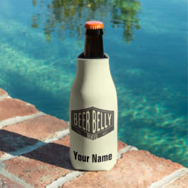 Porta-garrafa Nome Personalizado Belly Brely Bottle Cooler