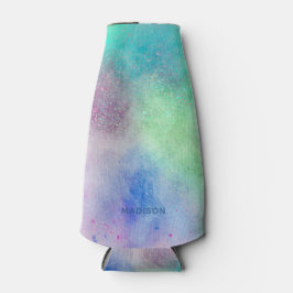 Porta-garrafa Nome personalizado Cores de Explosão de Cores