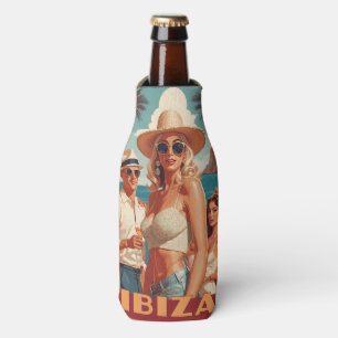 Porta-garrafa Nome Personalizado Ibiza, Poster de viagens de Esp