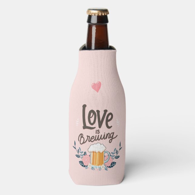 Porta-garrafa o amor é a cerveja (Frente da Garrafa)