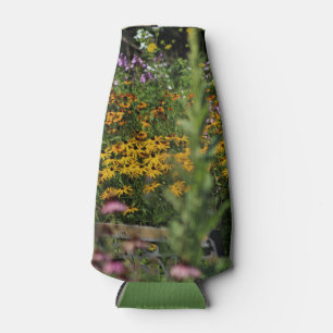 Porta-garrafa O banco nos jardins da barraca