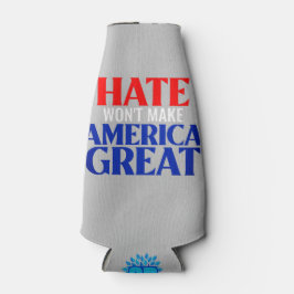 Porta-garrafa O ódio não vai fazer o Excelente da América