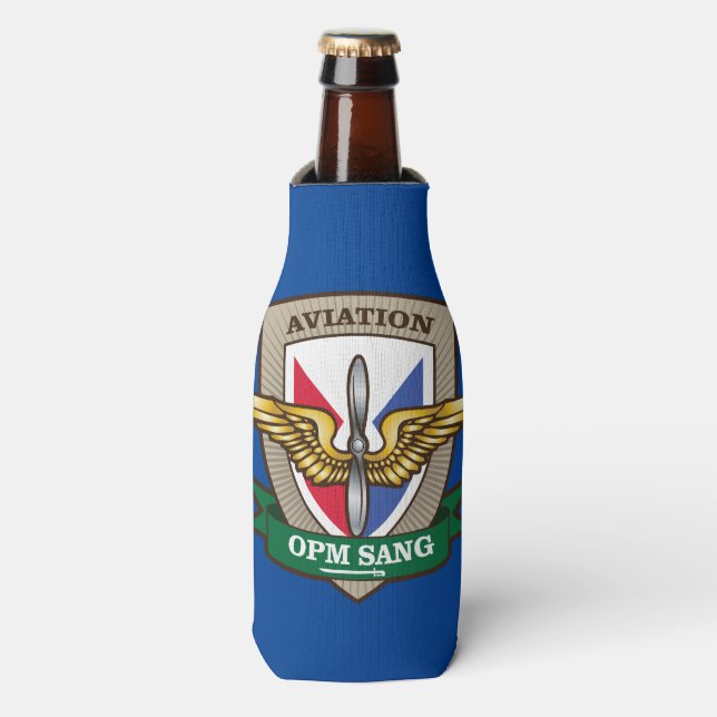 Porta-garrafa OPM SANG Aviation Division Tea (Frente da Garrafa)