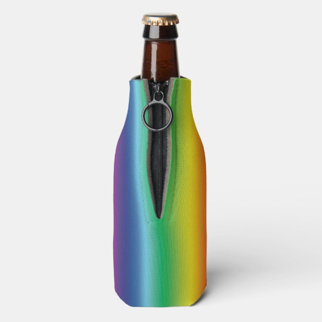 Porta-garrafa Orgulho lgbtq lgbtqia cores do arco-íris (traseira da garrafa)
