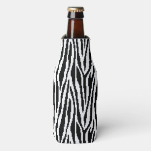 Porta-garrafa Padrão de Design de impressão de pixel zebra de 
