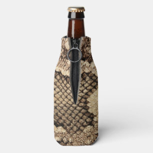 Porta-garrafa Padrão de impressão animal de pele cobra exótica o