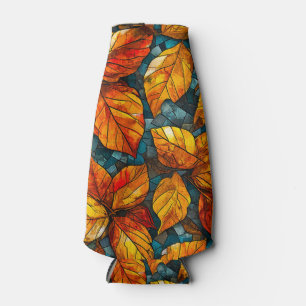 Porta-garrafa Padrão de mosaico de outono