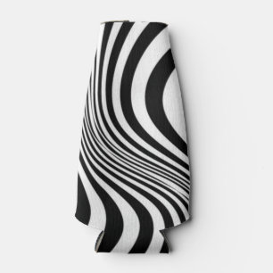 Porta-garrafa Padrão de textura de Impressão de pele zebra-88488