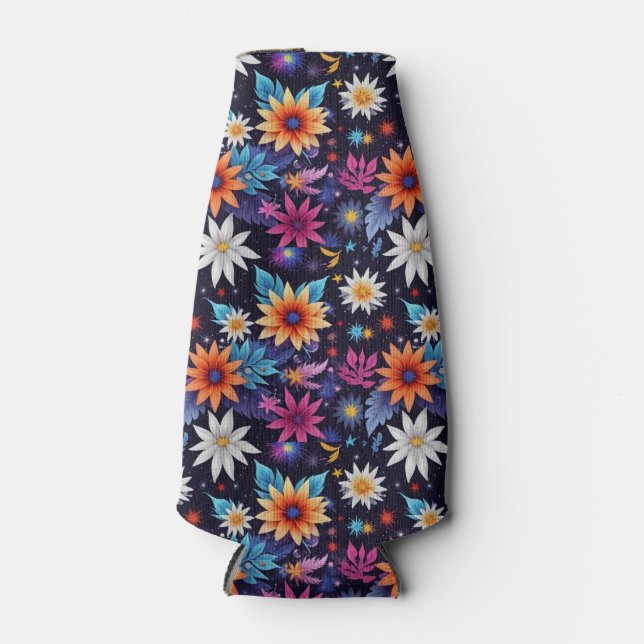 Porta-garrafa Padrão De Várias Flores-24192 (Frente)