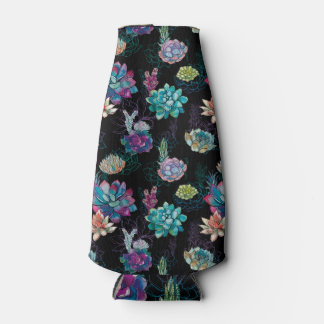 Porta-garrafa Padrão Invisível Suculento 