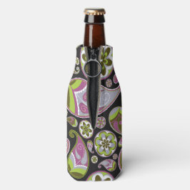 Porta-garrafa Padrão Paisley Roxo