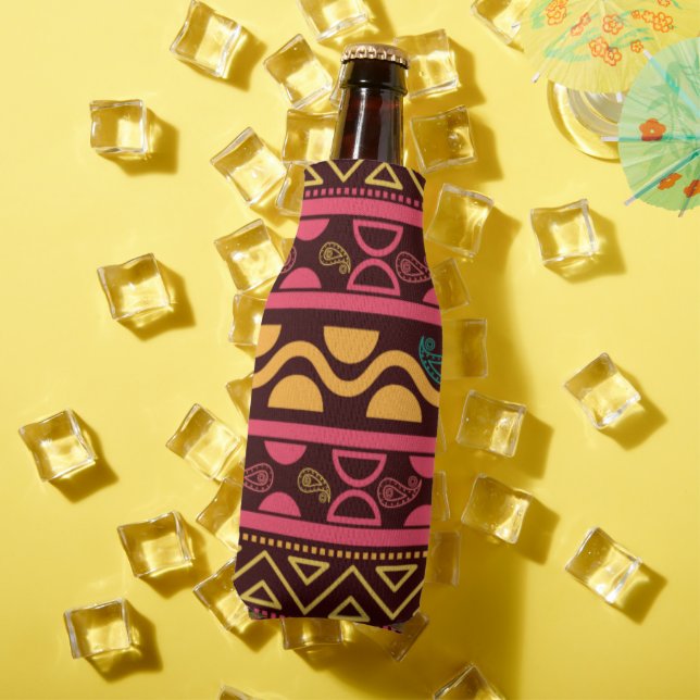 Porta-garrafa Padrão Tradicional Tribal (Verão in situ)