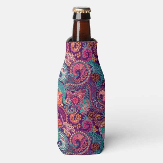 Porta-garrafa Paisley Pattern Bottle Coozy (Frente da Garrafa)