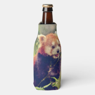 Porta-garrafa Panda vermelha do estúdio 15216 da arte