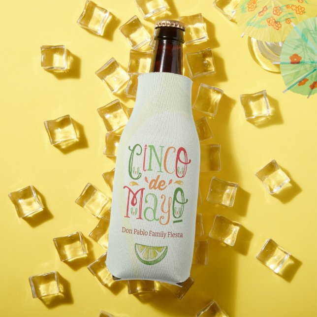 Porta-garrafa Partido Cinco de Mayo, Diversão Vibrante (Verão in situ)
