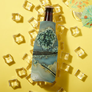 Porta-garrafa pedra dentro a semirprecioso