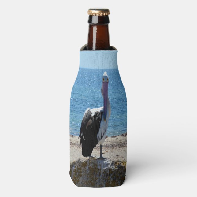 Porta-garrafa Pelican Com O Olho, (Frente da Garrafa)