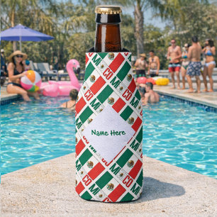 Porta-garrafa Personalizado México Tiled