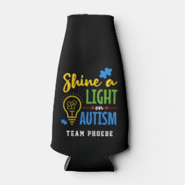 Porta-garrafa Personalizado Mostra Uma Luz no Autismo Equipe Cor