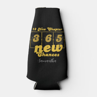 Porta-garrafa Personalized Happy New Years 12 New Chapters 365