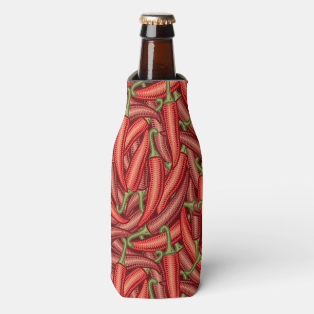 Porta-garrafa Pimentos Chili (Frente da Garrafa)