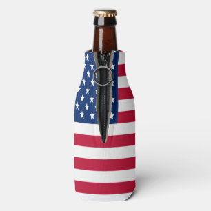 Porta-garrafa Podem os refrigeradores/bandeira americana