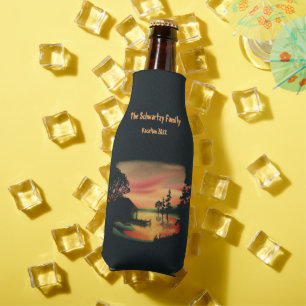 Porta-garrafa Ponta solar do poço de vindima escapa verde vermel