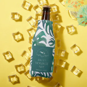 Porta-garrafa Praia Tropical festa de solteira