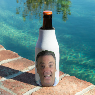 Porta-garrafa Protetor de Garrafa de Cerveja com Foto Engraçada