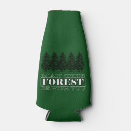 Porta-garrafa Que a Floresta Esteja Com Você Fresca