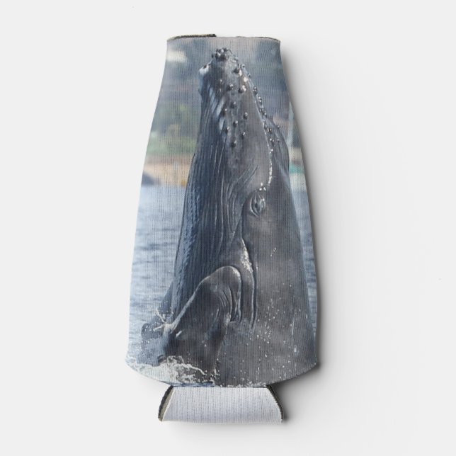 Porta-garrafa Quebra de vitelo de jubarte pode arrefecer (Frente)