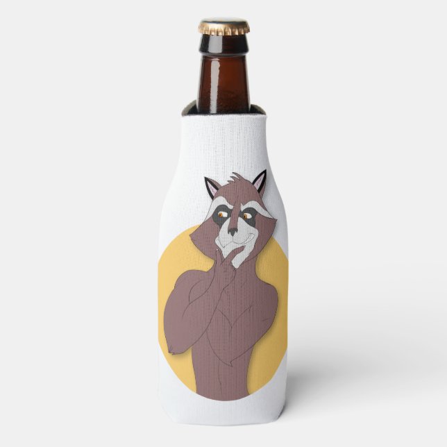PORTA-GARRAFA RACCOON QUE PENSA (Frente da Garrafa)