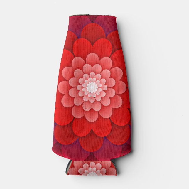 Porta-garrafa Red Floral Mandala-58566 (Frente)