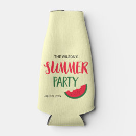 Porta-garrafa Red Green Watermelon Summer Party Cooler