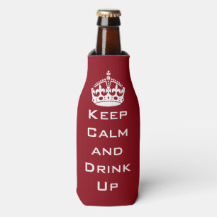 Porta-garrafa Red Keep Calm Custom Bottle Cooler