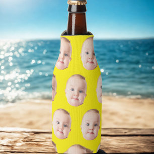Porta-garrafa Refrigerador de Lata de Rosto Personalizado, Foto
