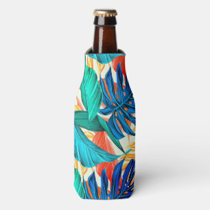 Porta-garrafa Resfriador de Garrafa de Folhas Tropicais