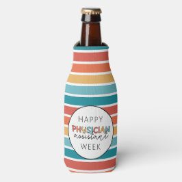 Porta-garrafa Retro Feliz Semana do Assistente Médico