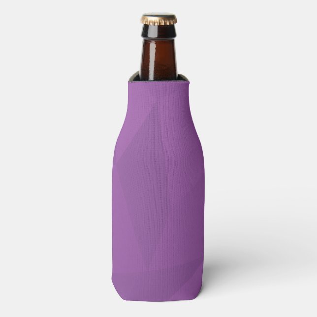 Porta-garrafa Roxo, geométrico, legal, moda, arte simples modern (Frente da Garrafa)