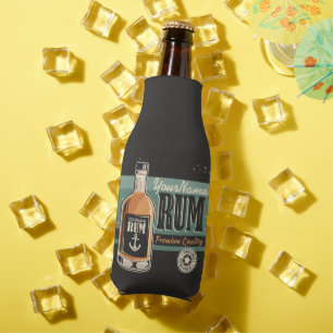 Porta-garrafa Sailor Personalizado Rum Liquor Bottle Sign