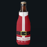 Porta-garrafa Santa Claus Christmas Bottle<br><div class="desc">Faixas de Natal com Design de Papai Noel - Presentes para Todos - Escolha / Adicione seu Texto / Nome / Cor - Faça seu presente especial - Redimensionar e mover ou remover e adicionar elementos / texto com a ferramenta Personalização! Design por MIGNED. Por favor, veja meus outros projetos....</div>