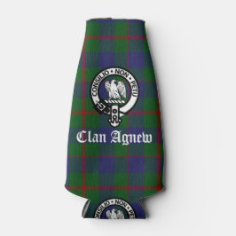 Porta-garrafa Scottish Clan Agnew Crest & Tartan
