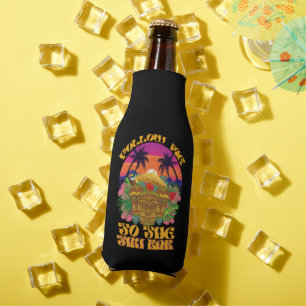 Porta-garrafa Siga-me para o Tiki Bar Festa de Luau Havaiano