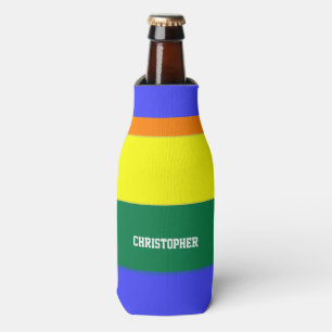Porta-garrafa Sinalizador Personalizado do Orgulho gay Rainbow