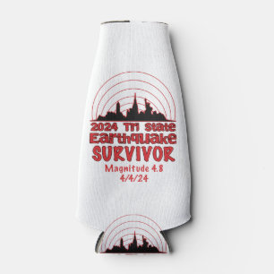 Porta-garrafa Sobrevivi ao Terremoto de NYC Quake Tri State 2024